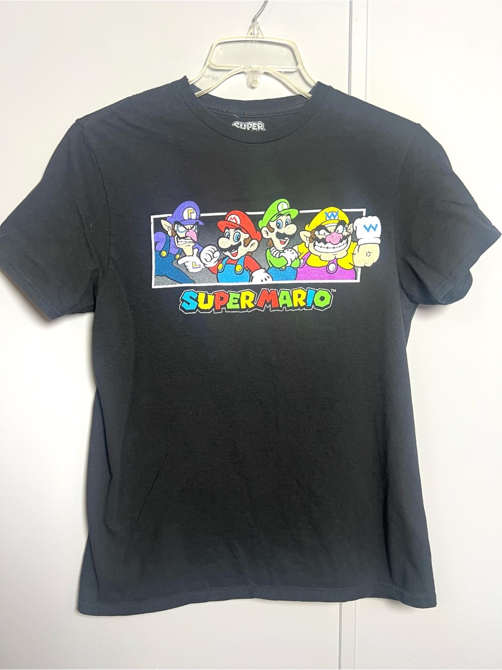 Super Mario Nintendo Graphic Tee Shirt Black Medium 2021 Gamer Unisex